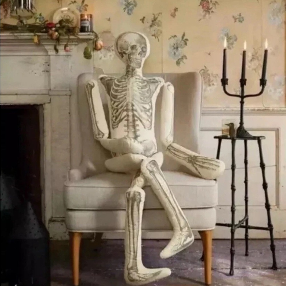 Skeleton Pillow John Derian Collection Target New